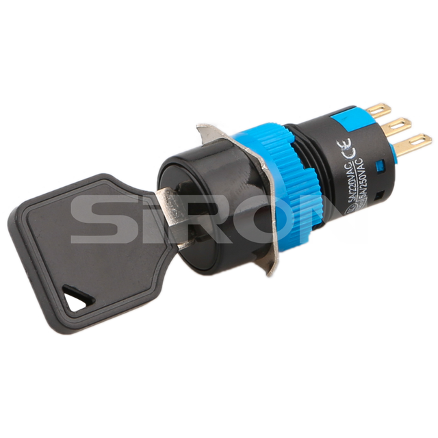 SiRON H006(S) Series Φ16 2nd/3rd Gear Key Switch