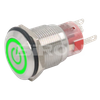 SiRON H060-2 /H061-2 Series Φ16/Φ19/Φ22/Φ25 Power Symbol Metal Button