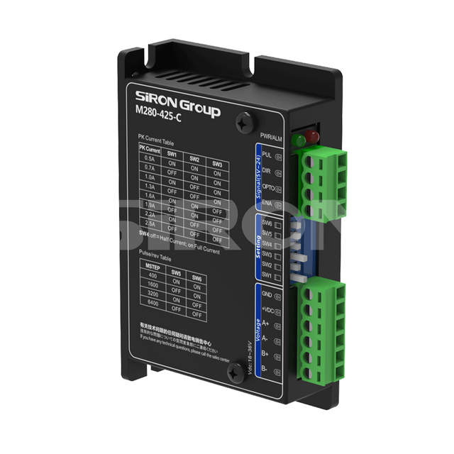 SiRON M280-425/542/556/860-C Series Two phase open-loop digital stepper driver