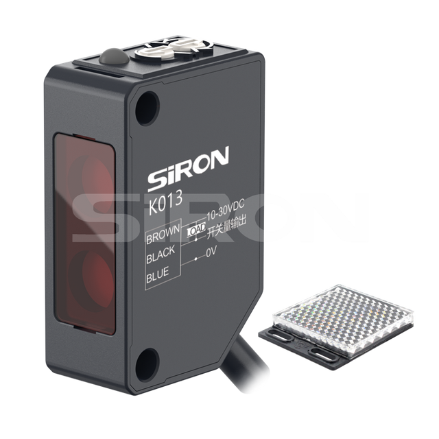 Фотоелектричний датчик серії SiRON K013, регресія, відображення, тип IP67