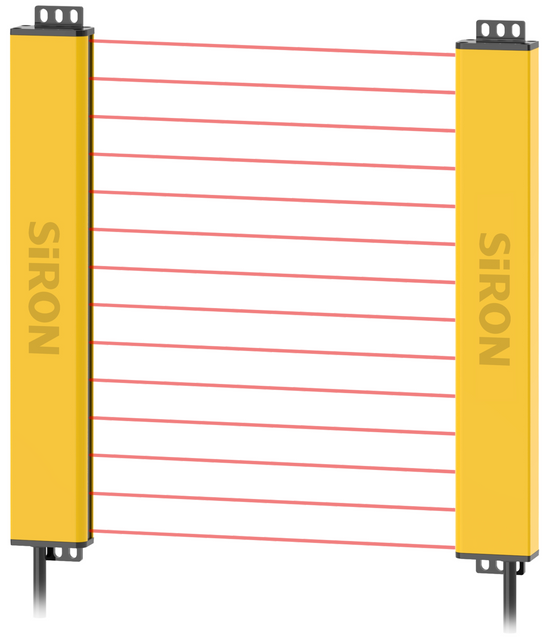 SiRON K037B Series K037B Series SIL4 Non-Blocking Optical Curtain