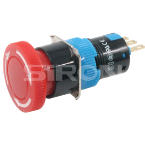 SiRON H007(C) Series Φ16 Round Plastic Emergency Stop Button