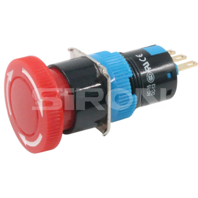 SiRON H007(C) Series Φ16 Round Plastic Emergency Stop Button