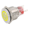 SiRON H060-2 /H061-2 Series Φ16/Φ19/Φ22/Φ25 Power Symbol Metal Button