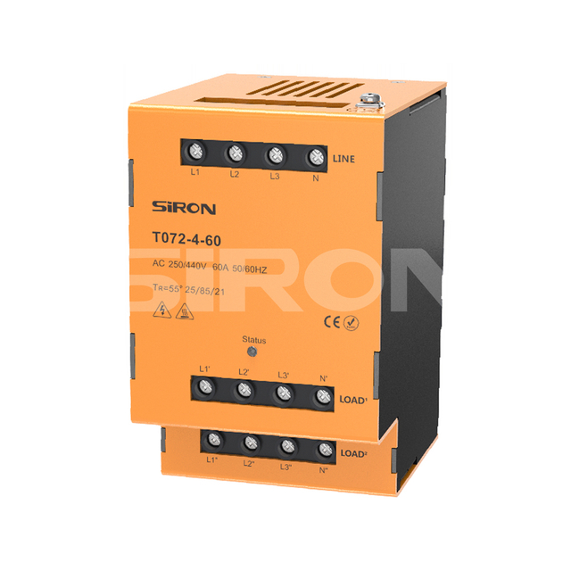 SiRON T072-4 Series DIN-rail Install Three-phase Four-wire Filter