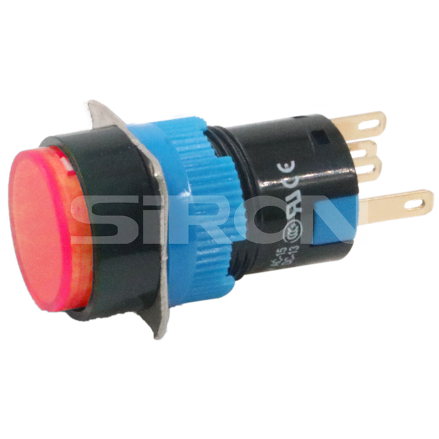 SiRON H002(S)/H004(S) Series Φ16 High-brightness Indicator Light Button Indicator