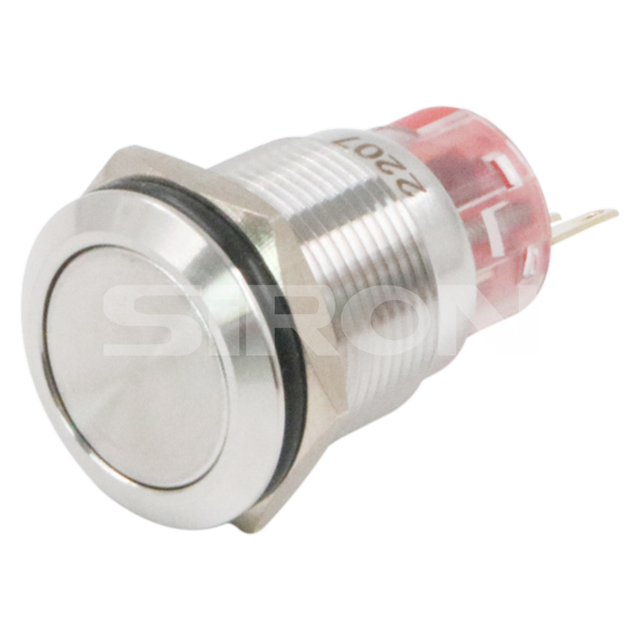 SiRON H062/H063 Series Φ19 Stainless Steel Metal Button
