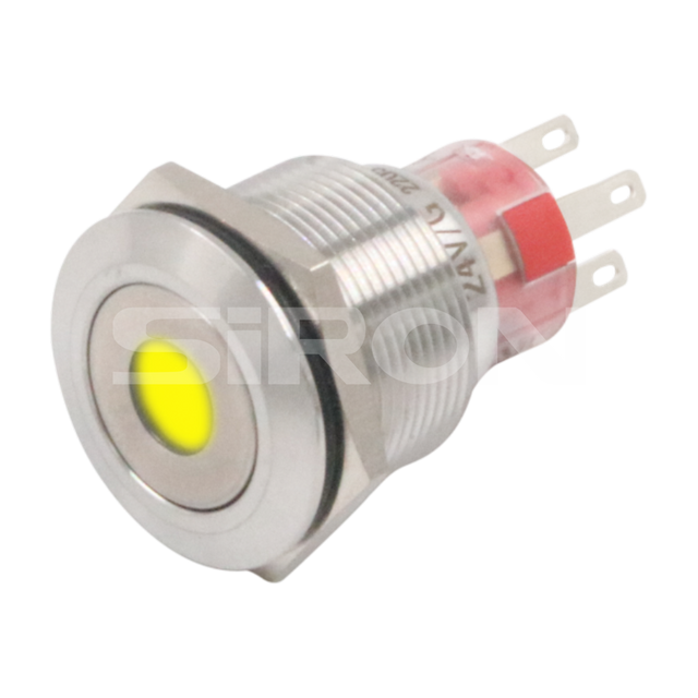 SiRON H060(D)-1/H061(D)-1 Series Φ16/Φ19/Φ22 Stainless Steel Metal Button