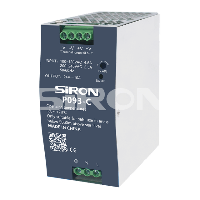 SiRON P093-C Series 240W Economical Rail Type Switching Power Supply