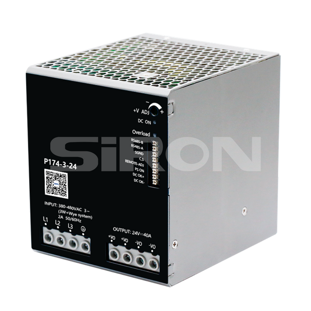 SiRON P174-3 Series 960W Three-phase Metal Guide Switching Power Supply