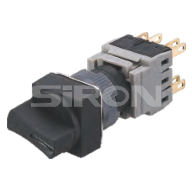 SiRON H005(C) Series Φ16 2nd/3rd Gear Rotary Switch