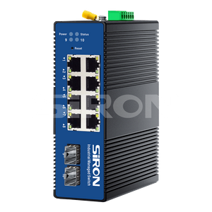 SiRON T382-14 L2+Network Management 2 Optical 8 Power Industrial Switch