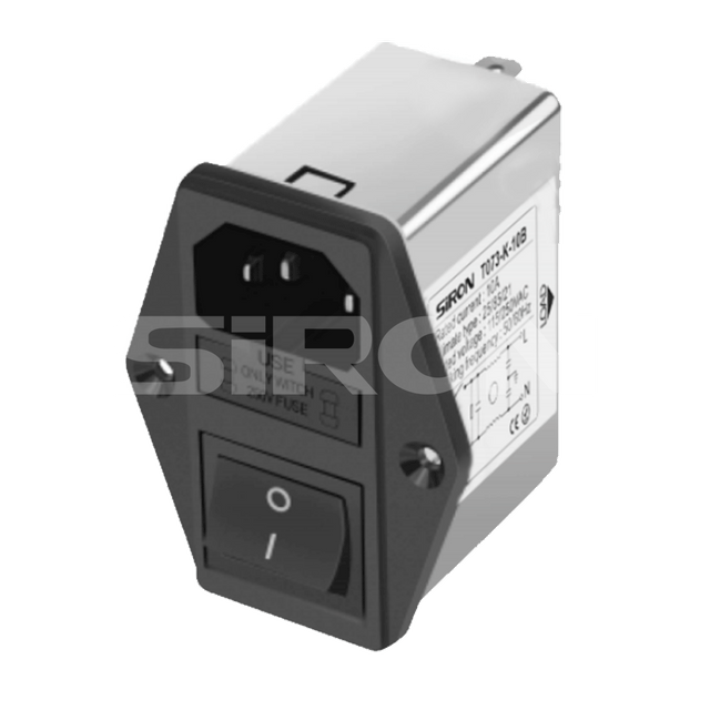 SiRON T073-K/T073-KB Filtr gniazdowy IEC